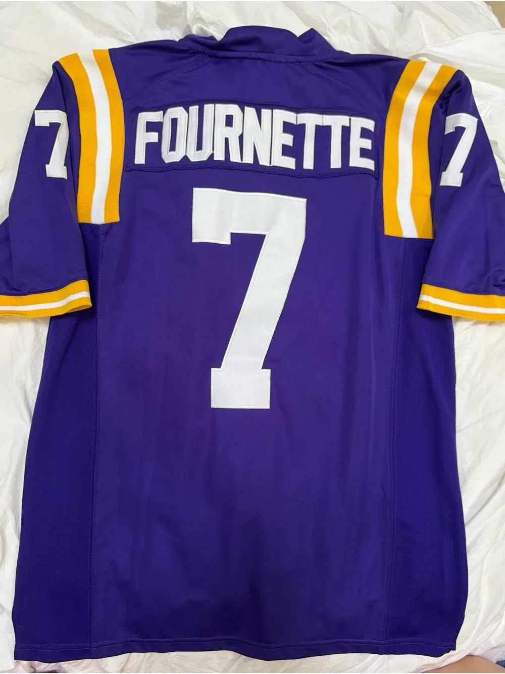 Nike Purple Team Jersey with Red and Black Patch